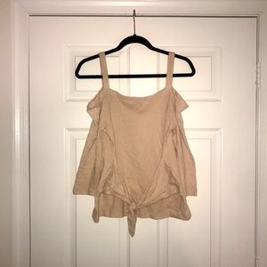 Light Pink LUCKY BRAND Cold Shoulder Top (M)